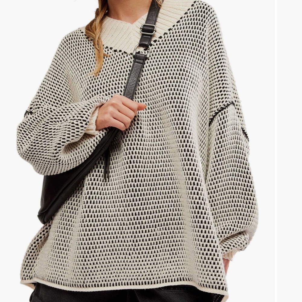 Free People Maisie oversized sweater, EUC